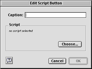 Script button edit dialog